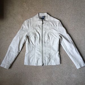 Alfani faux leather jacket